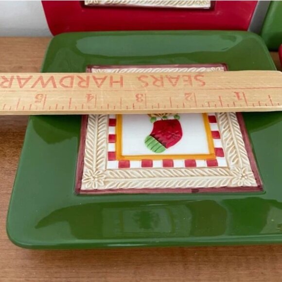 Fitz & Floyd Set of 4 Snack Plates - Picture 9 of 9